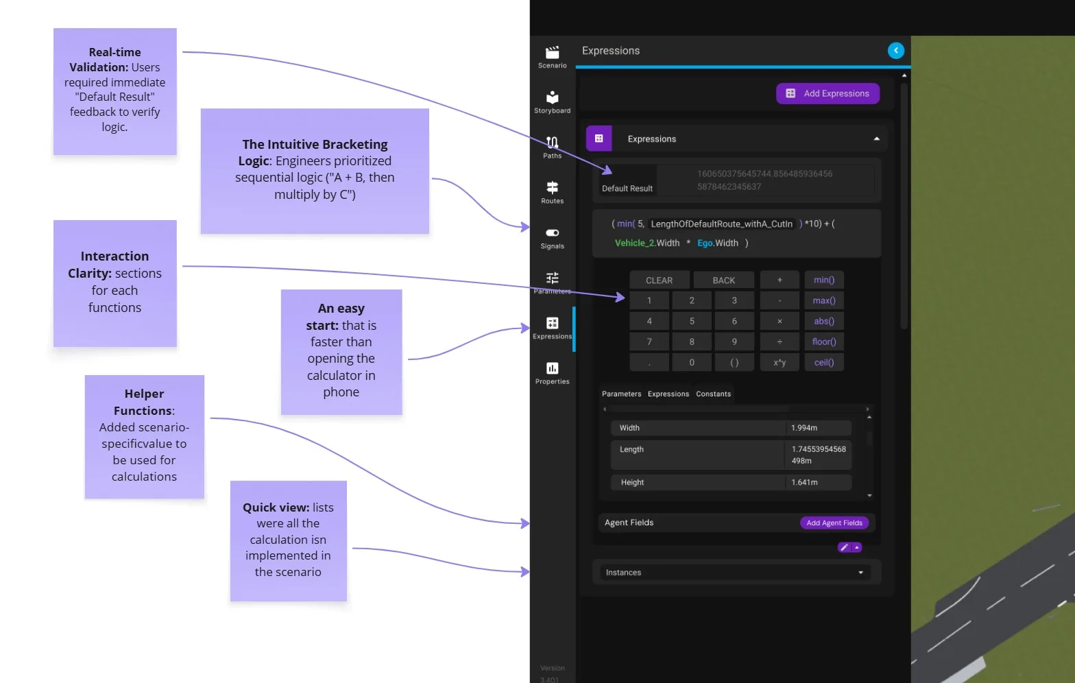 Design directions mapped to user needs